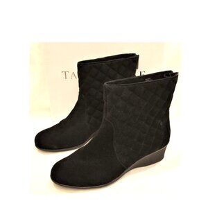 Taryn Rose Black Ankle Boots